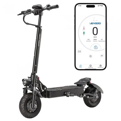 Halo Knight T104 Składana hulajnoga elektryczna, silnik 1200W*2, bateria 52V 21Ah, 10-calowe opony, maks. prędkość 65km/h